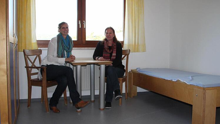Ein Blick in die Wohnräume für jugendliche Flüchtlinge in Bad Brückenau. Foto: Ulrike Müller
