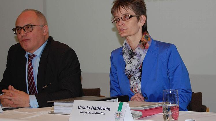 Leitender Oberstaatsanwalt Anton Lohneis und Oberstaatsanwältin Ursula Haderlein