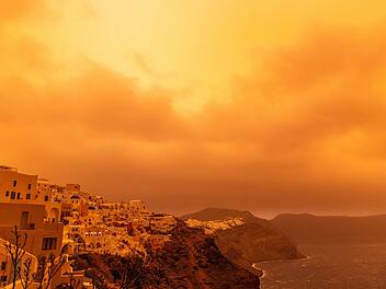 Sandsturm &uuml;ber der &Auml;g&auml;is