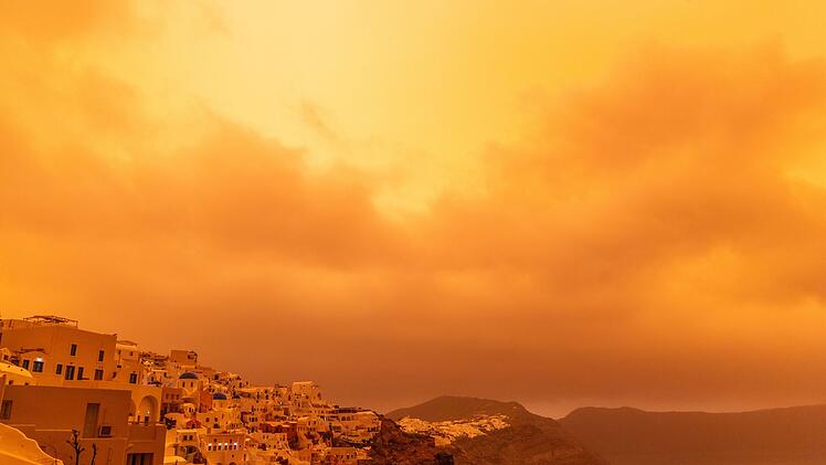 Sandsturm &uuml;ber der &Auml;g&auml;is