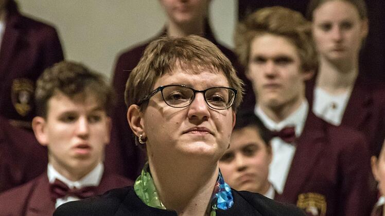 Beeindruckendes Wiederhören: Nach 2011 und 2014 gastierte der St. Peters Chorale aus Brisbane erneut in der Coburg Morizkirche und begeisterte unter leitung von Kathryn Morton mit seinem Gesang zahlreiche Zuhörer.Foto: Jochen Berger