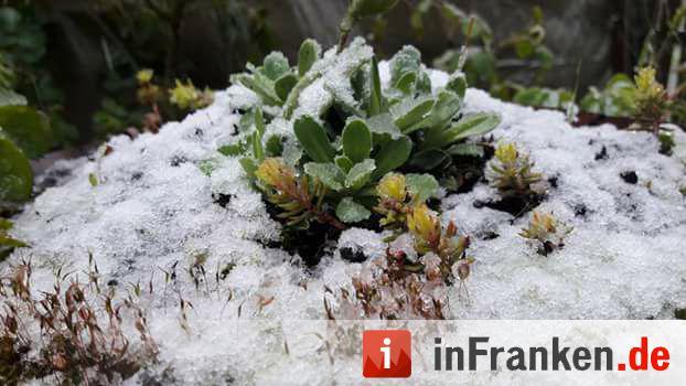 Franken: Ostermontag versinkt im Schnee