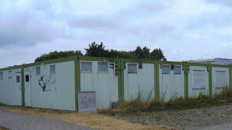 In diesen Containern war der Jugendclub "Appendix" untergebracht.  Foto: fra-press