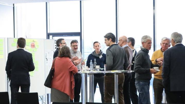 Denkwerkstatt "Bamberg 2050": Blick auf den Workshop "Wie bewegen wir uns?". Foto: Barbara Herbst