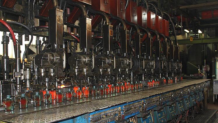 IS-Glasproduktionsmaschine bei Gerresheimer in TettauGerresheimer