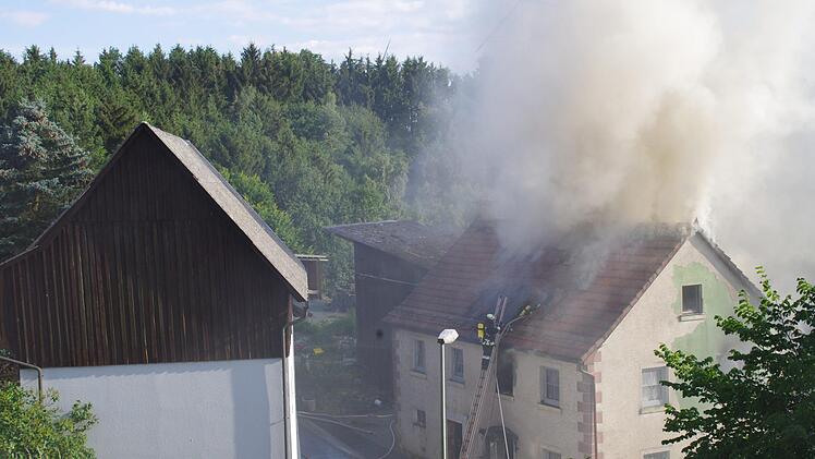 Brandeinsatz in Wildenberg. Foto: Marco Meißner