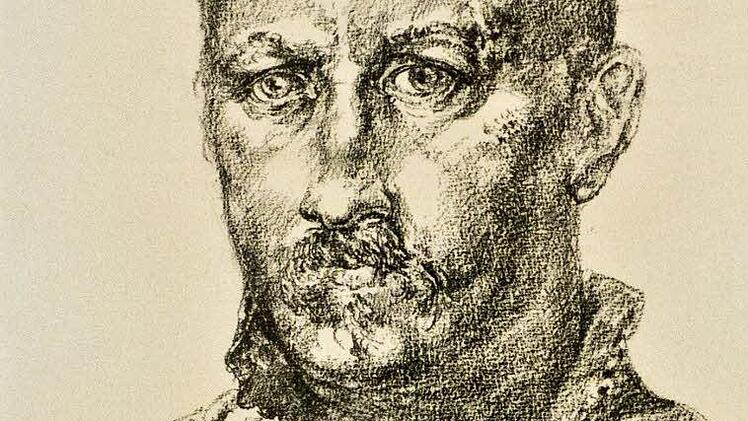 Heinz Zander: "Selbst" (Zeichnung, 1984)Foto: Jochen Berger