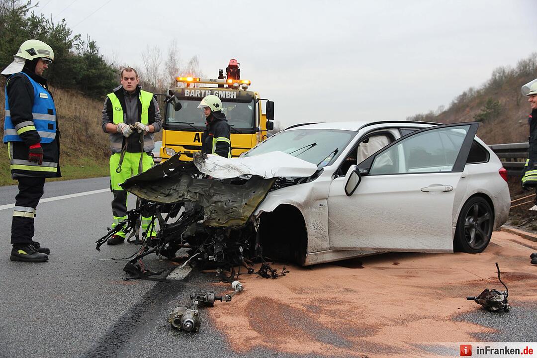 Unfall auf der A70