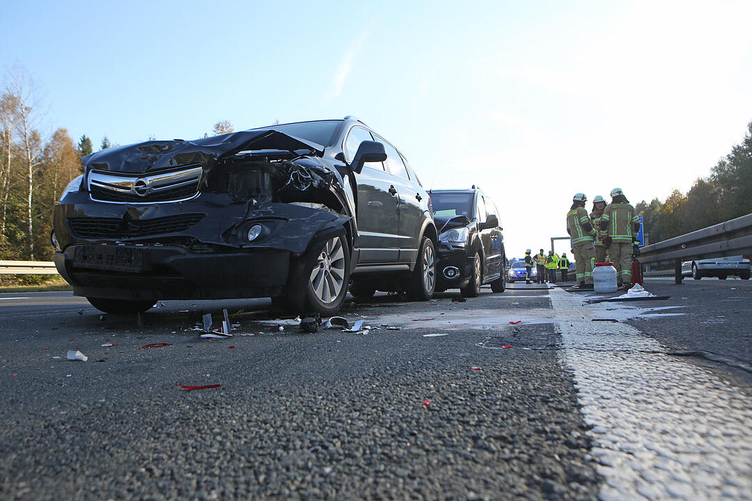 A73 bei Bamberg: Karambolage verursacht Riesenstau