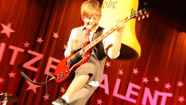 Simon Porzelt völlig losgelöstFoto: Blaskapelle Buchbach