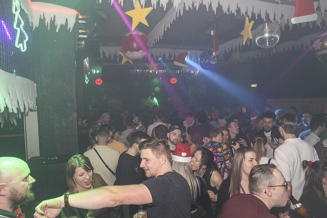 Partystimmung an Heiligabend