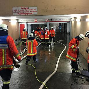 Vollgelaufene Keller in Nürnberg