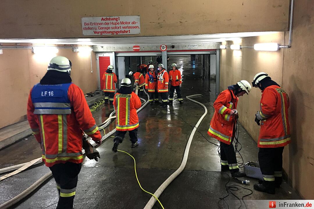 Vollgelaufene Keller in Nürnberg