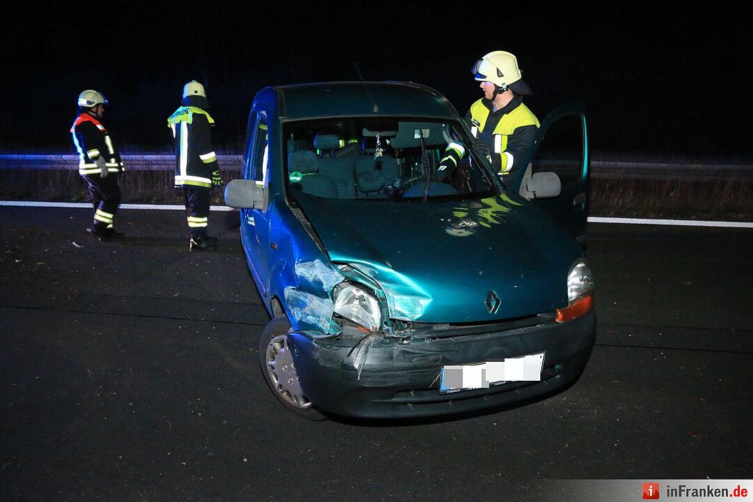 Kollision auf A73 bei Strullendorf