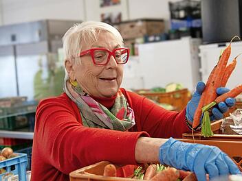 Sie ist ein Urgestein der Tafel Erlangen: Mathilde engagiert sich seit fast 30 Jahren ehrenamtlich.