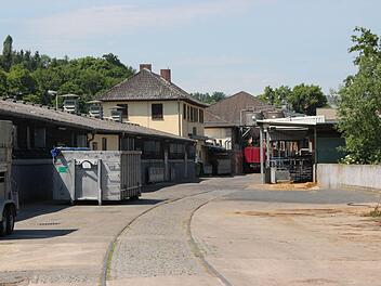 Die Anlieferungszone im Coburger Schlachthof.