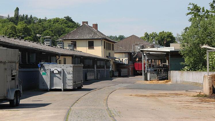 Die Anlieferungszone im Coburger Schlachthof.