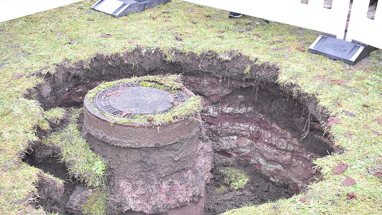 "Sinkhole" in Bamberg