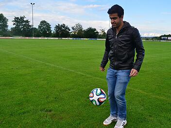 Omar Almahmoud fühlt sich wohl beim SC Adelsdorf. Foto: Larissa Händel