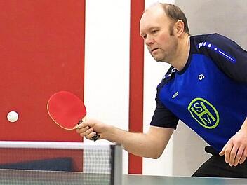 Am 9:6-Sieg des SV Hummendorf gegen den TTC Köditz war Gerald Schneider mit dem Gewinn seiner beiden Einzel beteiligt.  Foto: Hans Franz