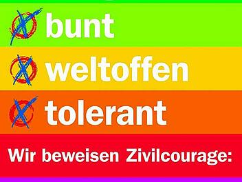 Das Plakat des Netzwerks.