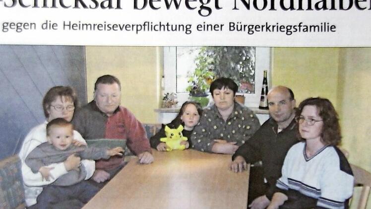 Das Familien-Schicksal der aus dem Kosovo stammenden Familie bewegte im Jahr 2000 die Bürger in Nordhalben.  Foto: Alexander Löffler