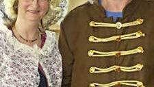 Zirkusdirektor Adolf Kolb mit seiner Frau Heike