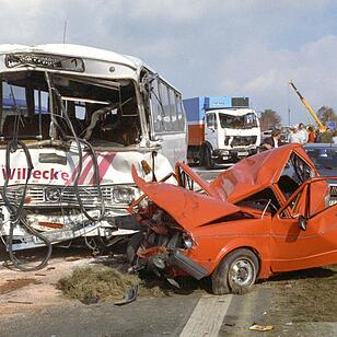 Massenkarambolage vor 25 Jahren