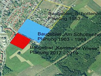 So reihen sich die Baugebiete in Wildenheid aneinander. Foto: privat