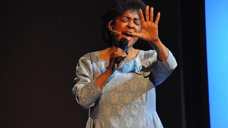 Das Musical "Mahalia" gastierte in Bad Kissingen. Foto: Peter Klopf