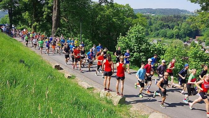 Am Himmelfahrtstag findet der 26. Lucas-Cranach-Lauf statt. Im Jahr 2018 wurde mit 619 Läufern ein neuer Teilnehmerrekord aufgestellt.  Foto: Heike Schülein, Archiv