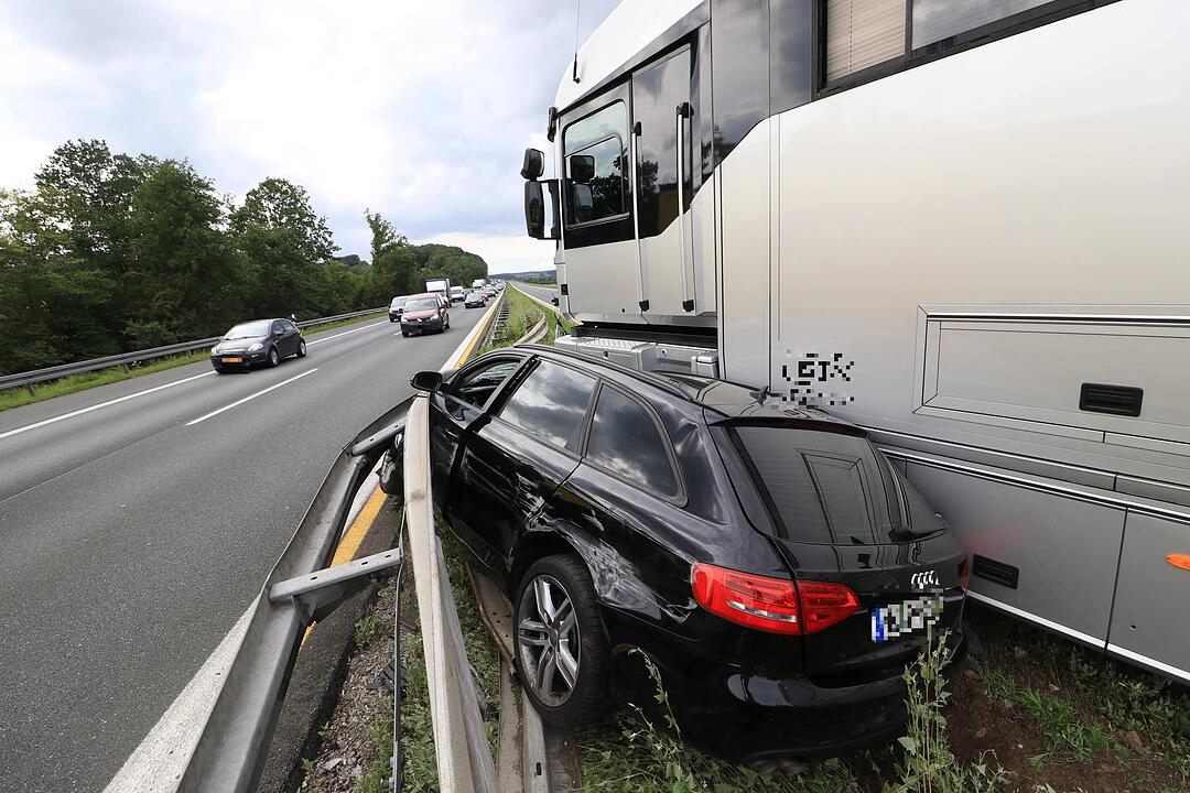 Furchtbares Unglück: Wohnmobil-Fahrer stirbt auf A3 bei Schlüsselfeld