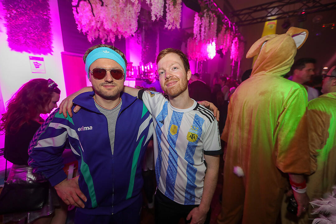 Beste Partystimmung in der Stadthalle