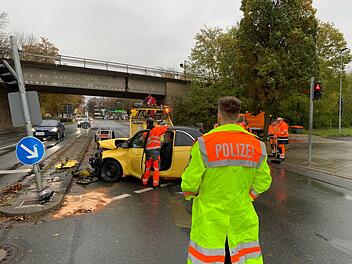 Unfall an einer Kreuzung