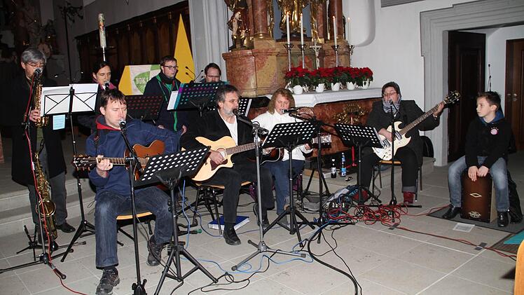 Die katholische Band "Unikat" aus Redwitz Foto: Gerda Völk