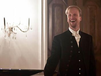 Der Bariton Peter Schöne beeindruckte das Publikum im Kaisersaal von Banz. Foto: Jochen Berger