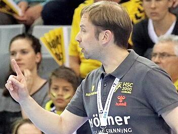 "Gegen Melsungen war der Kreis derjenigen, die an ihre persönliche Grenze gekommen sind, zu klein". HSC-Trainer Jan Gorr übte nach der 25:28-Heimniederlage gegen MT Melsungen Kritik, lobt im Tageblatt-Interview aber auch die gute Entwicklung, die sein Team in der laufenden Erstliga-Saison gemacht habe. - Spielbericht gegen Melsungen mit Stimmen von Funktionären und Spielern heute auf unserer Seite 28. Foto: Timo Geldner