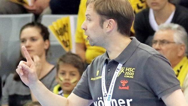 "Gegen Melsungen war der Kreis derjenigen, die an ihre persönliche Grenze gekommen sind, zu klein". HSC-Trainer Jan Gorr übte nach der 25:28-Heimniederlage gegen MT Melsungen Kritik, lobt im Tageblatt-Interview aber auch die gute Entwicklung, die sein Team in der laufenden Erstliga-Saison gemacht habe. - Spielbericht gegen Melsungen mit Stimmen von Funktionären und Spielern heute auf unserer Seite 28. Foto: Timo Geldner