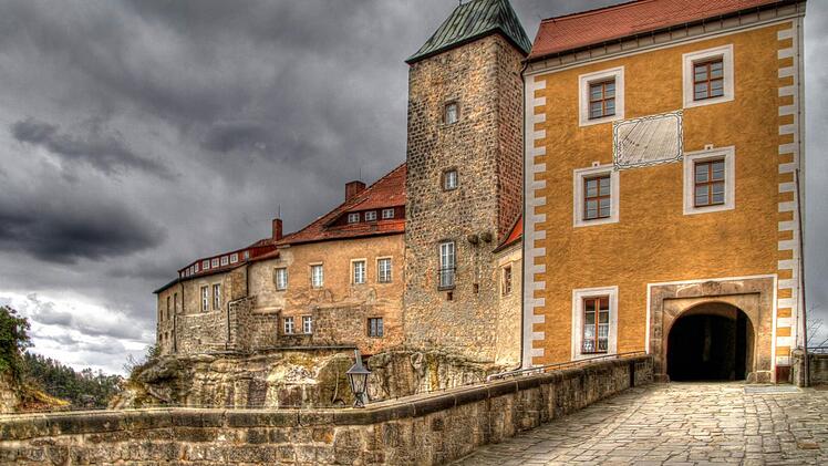Burg Hohnstein am Nationalpark Sächsische Schweiz Foto: Gerhard A. Müller