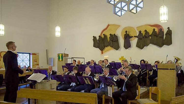 Der Posaunenchor St. Moriz gastierte in der Johanneskirche.Foto: Albert Höchstädter