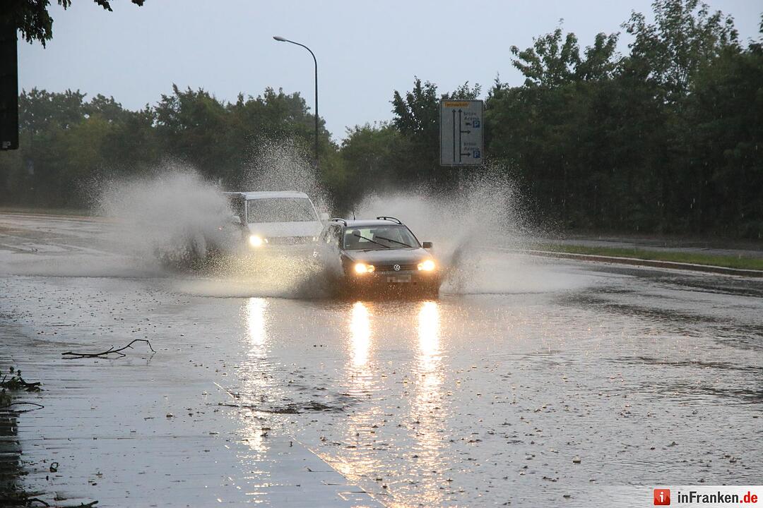 Massive Schäden nach Sturm in Bamberg