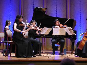 Das koreanisch-japanische "Brahmsquintett".  Foto: Gerhild Ahnert