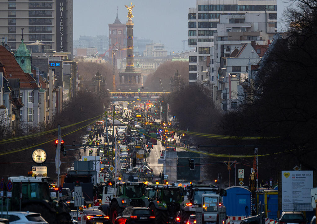 Bauernproteste - Großkundgebung in Berlin