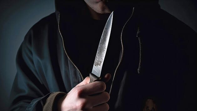 Messer, Überfall, Bedrohung
