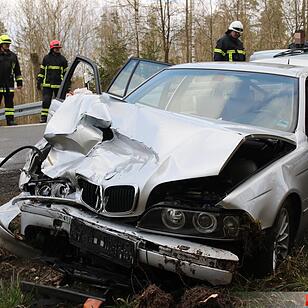Unfall in Coburg mit drei Verletzten
