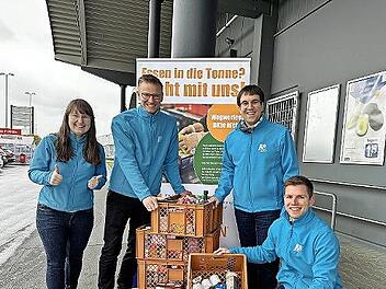Die Junge Union mit dem Ergebnis (von links): Eva Gottschalk, Simon Dummer, Konrad Körner, Maximilian Stopfer