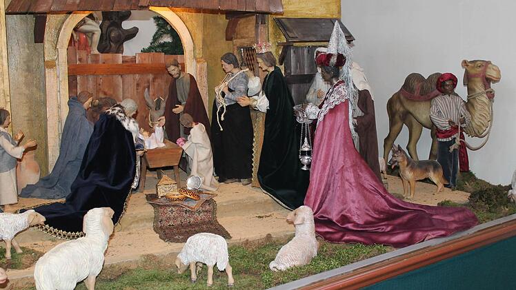 Krippenszene in "Unserer Lieben Frau" am Hochfest der Erscheinung des Herrn Foto: Bernhard Kuhn