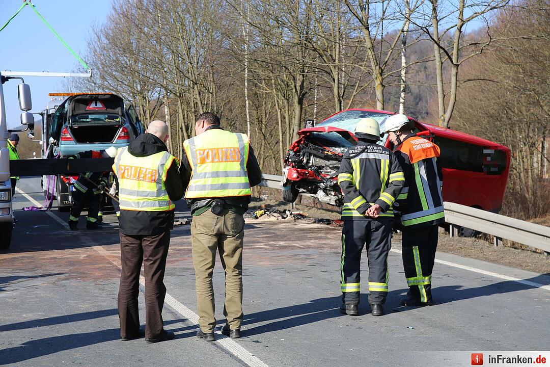 Schwerer Unfall in Kulmbach: Zwei Menschen sterben, ein Mensch wird schwer verletzt