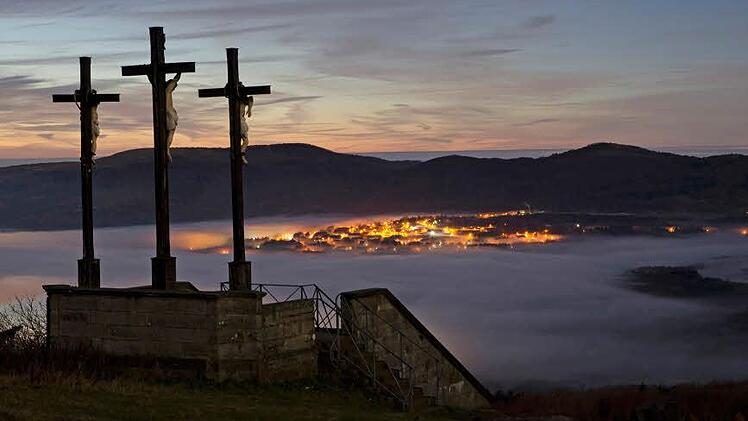 Blick vom Kreuzberg; Foto: Jürgen Hüfner