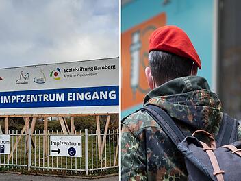 Bamberg fordert Bundeswehr an: Soldaten aus Panzerbrigade unterstützen Impfzentrum